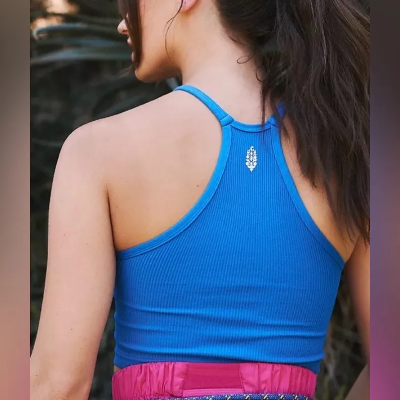 FREE PEOPLE Movement XS/S Happiness Runs Crop Tank Top Blueprint - Image 2