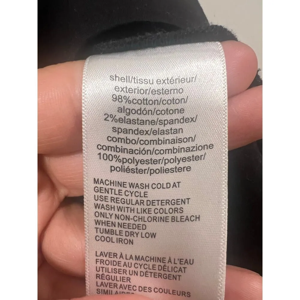 Women’s H Halston Cotton Sheer Long Sleeve Blouse XL Business Casual Office wear - Image 6