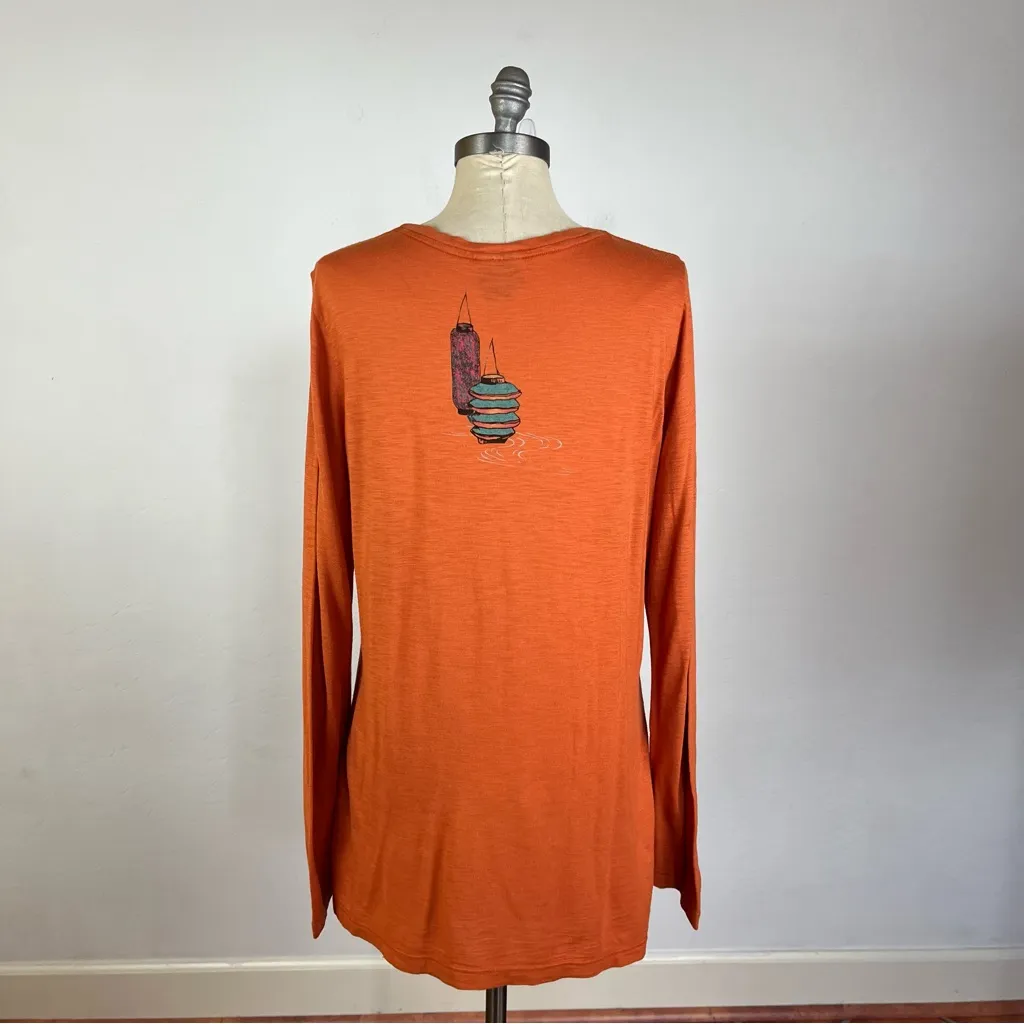 Citron Orange Lantern Long Sleeve Graphic Size XL - Image 6