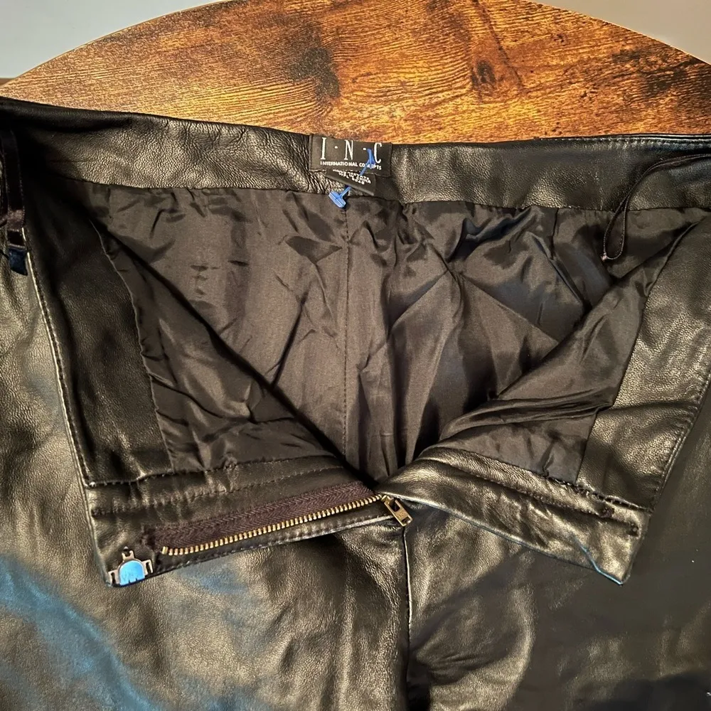 I.N.C. | womens leather pants. Size: 10 - Image 7