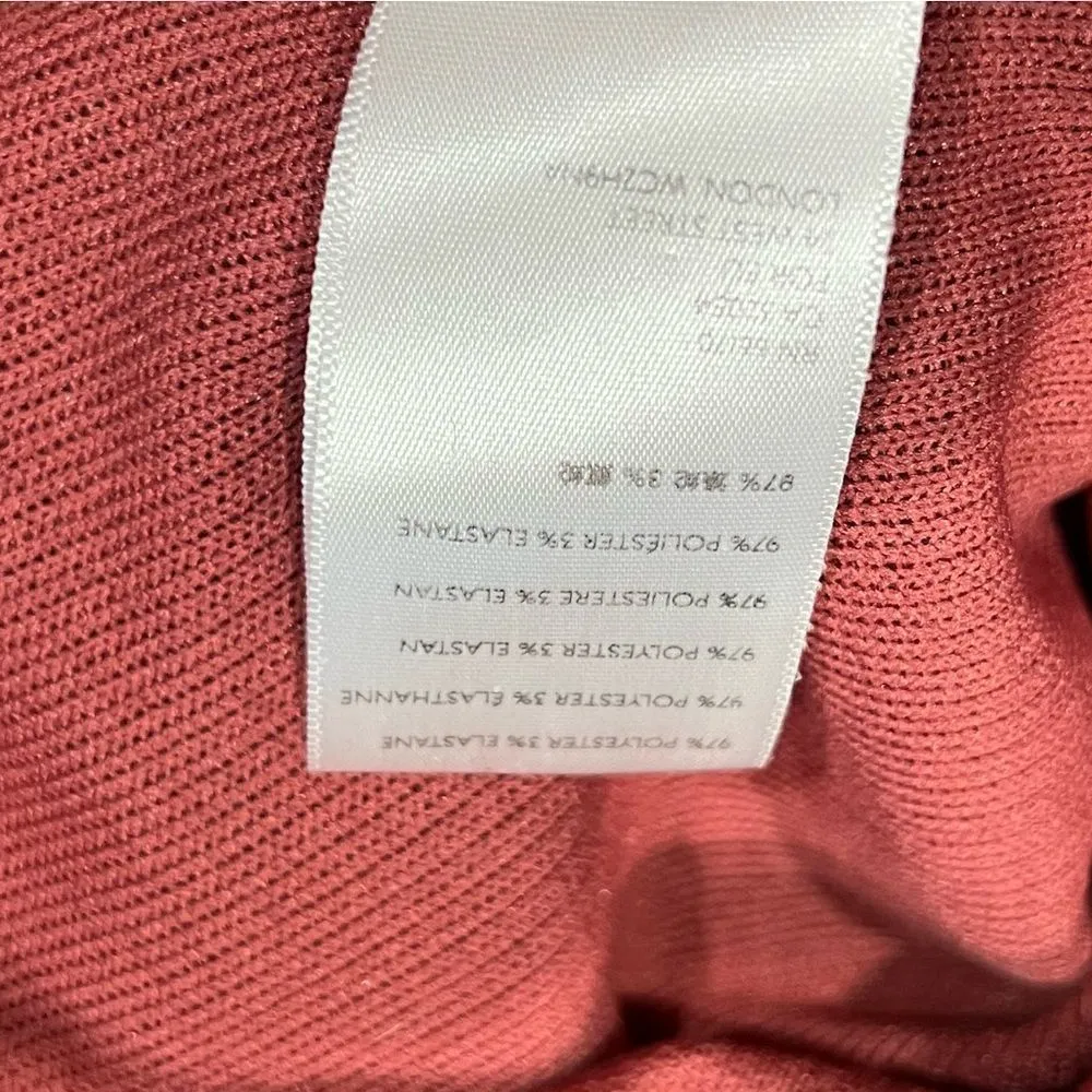 Urban Outfitters Jax Inside Out Ribbed Notch Neck Top Women’s 2XL - Image 3