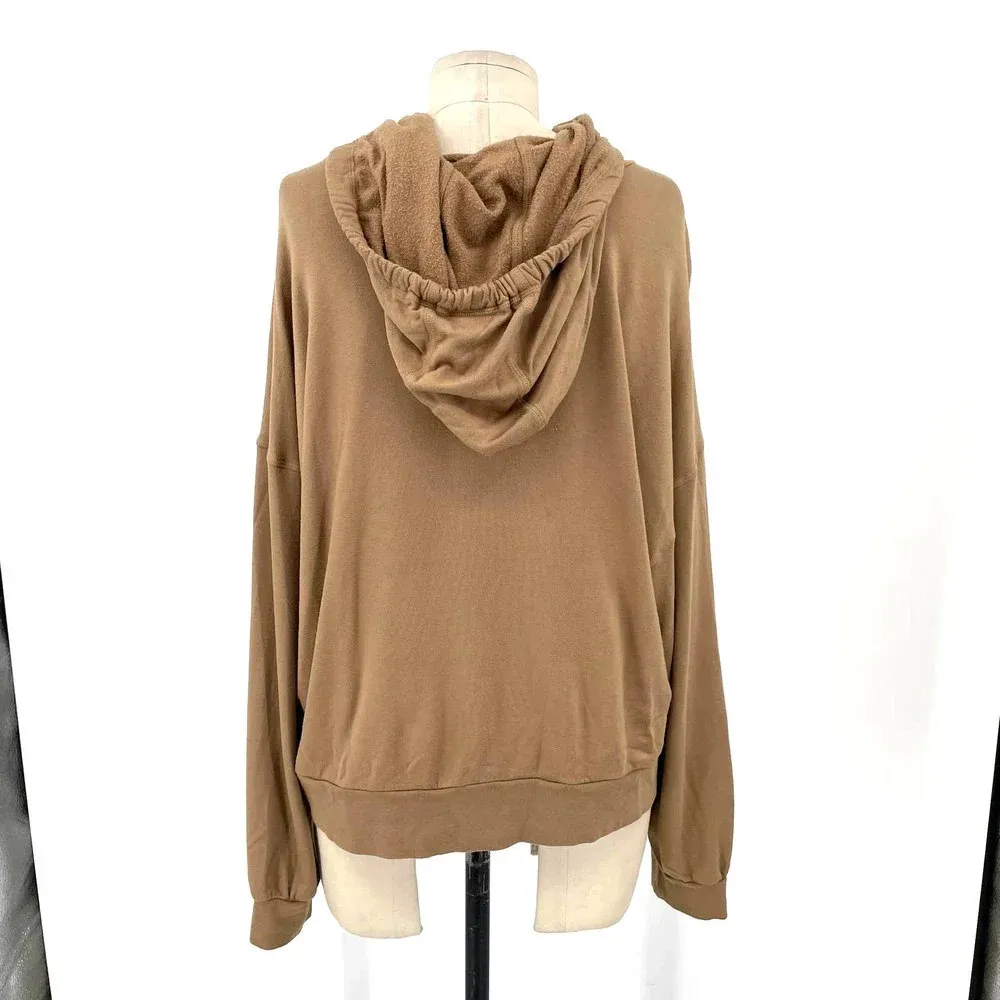 Electric‎ & Rose Melrose Micromodal Hoodie Honey Tan Brown Size Medium - Image 6
