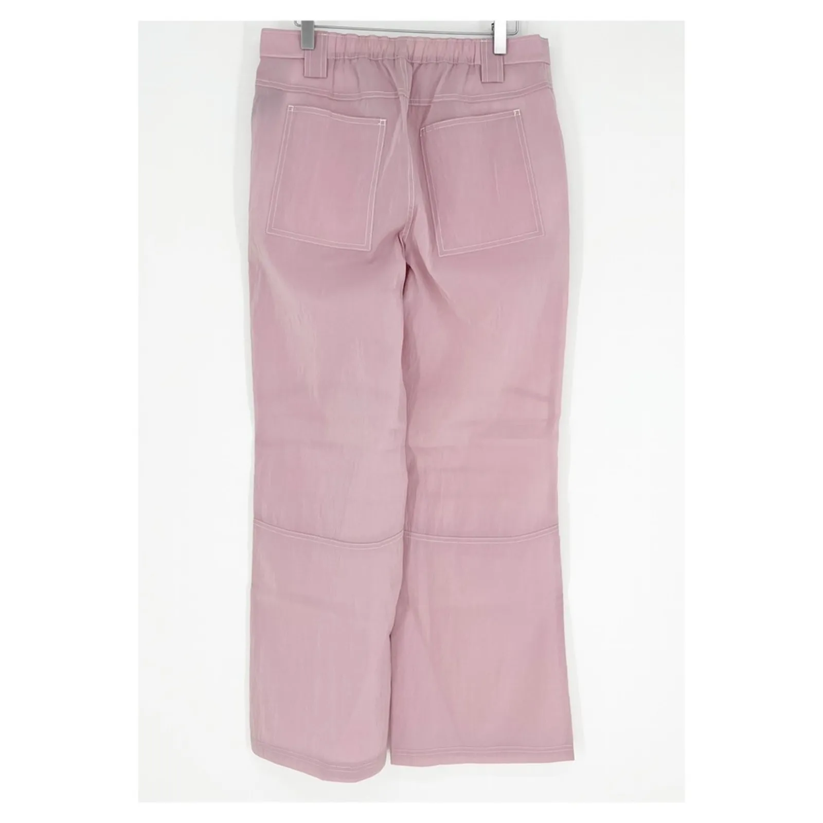 NEW Urban Outfitters Silence + Noise‎ Y2K Nylon Pants 6 Pink - Image 2