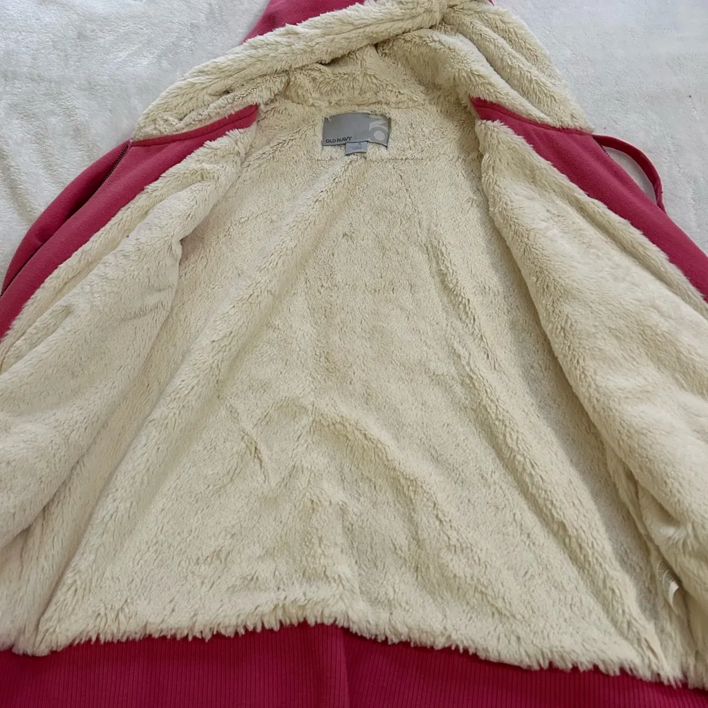 Old Navy Pink Hooded Jacket - Image 3