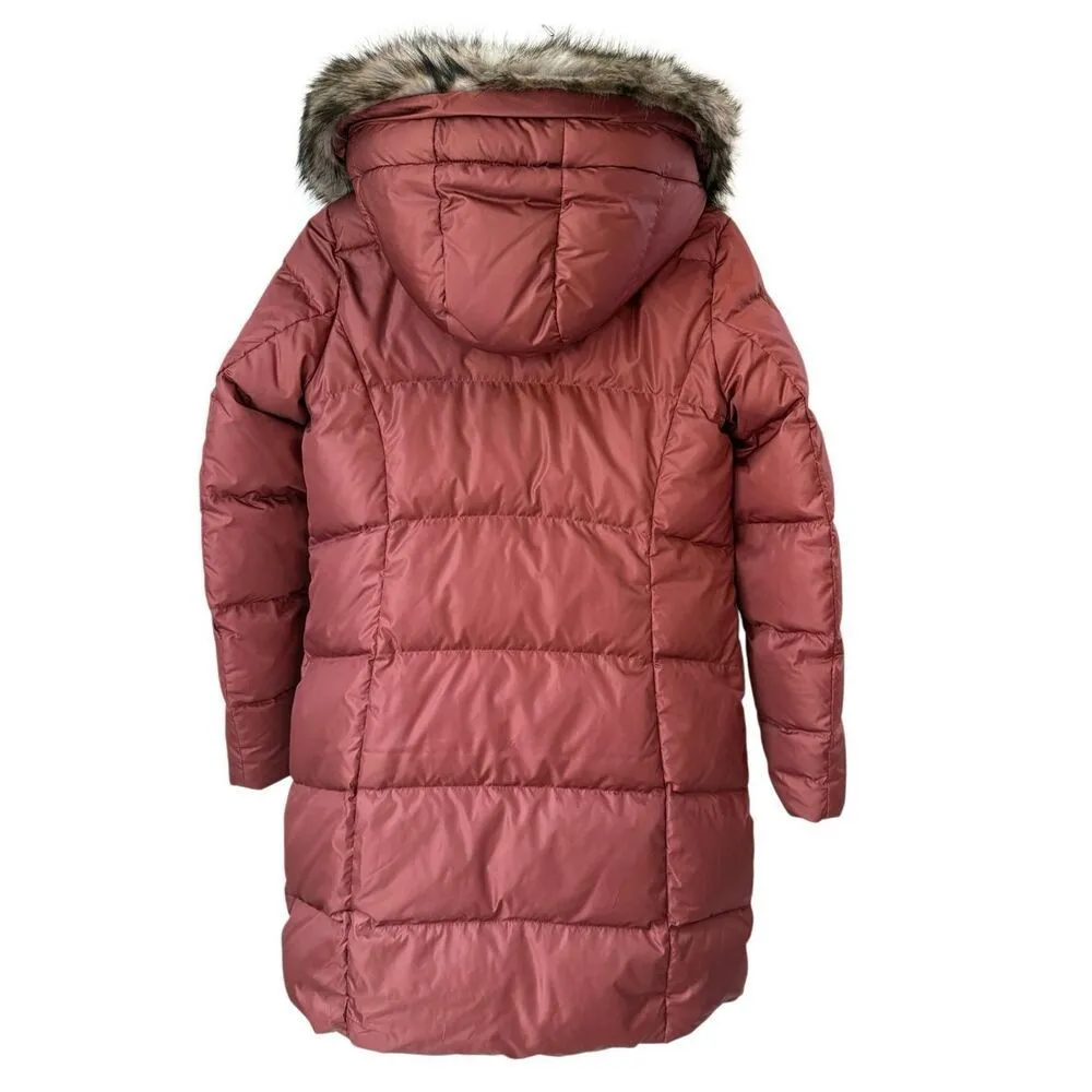 Eddie Bauer Women's Lodge Cascadian Down Parka In Burnt Orange Size M - Image 7
