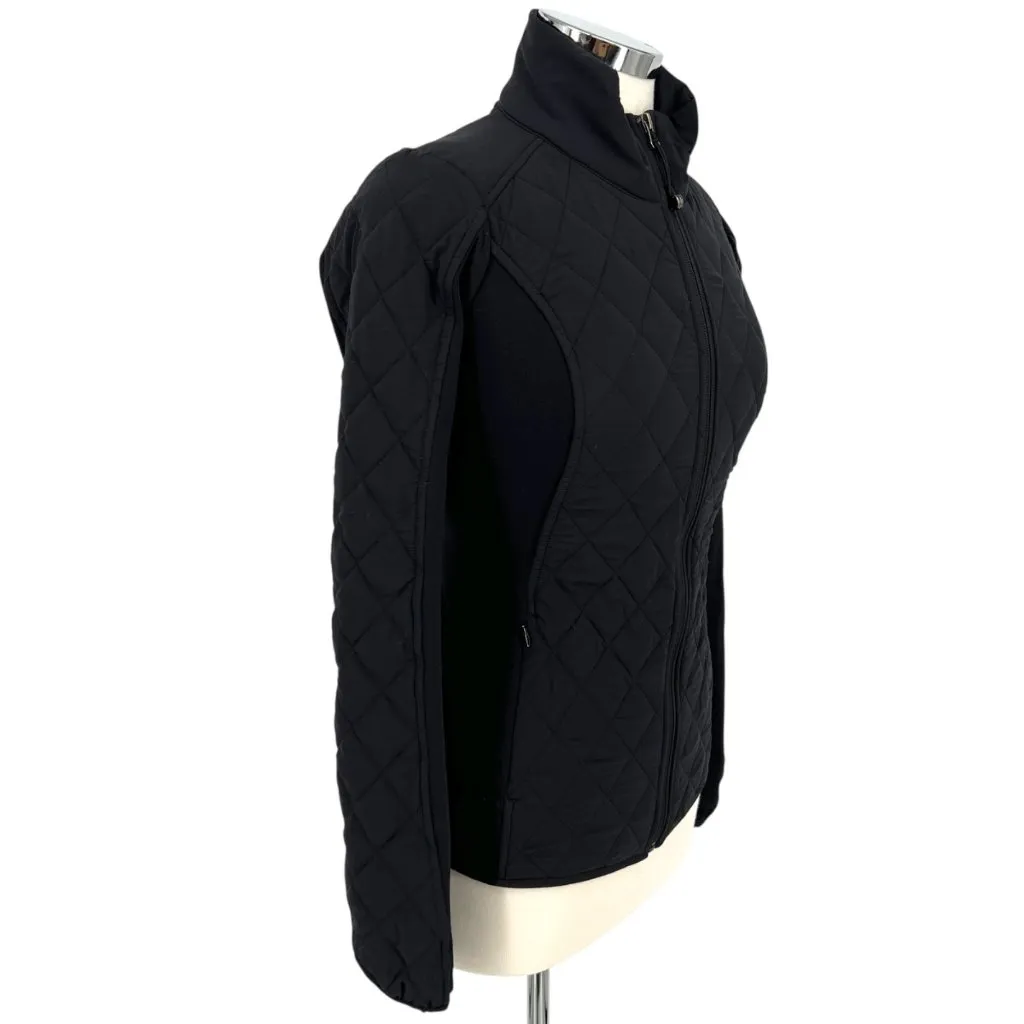 Athleta Upside Quilted Jacket Black Size XS - Image 7