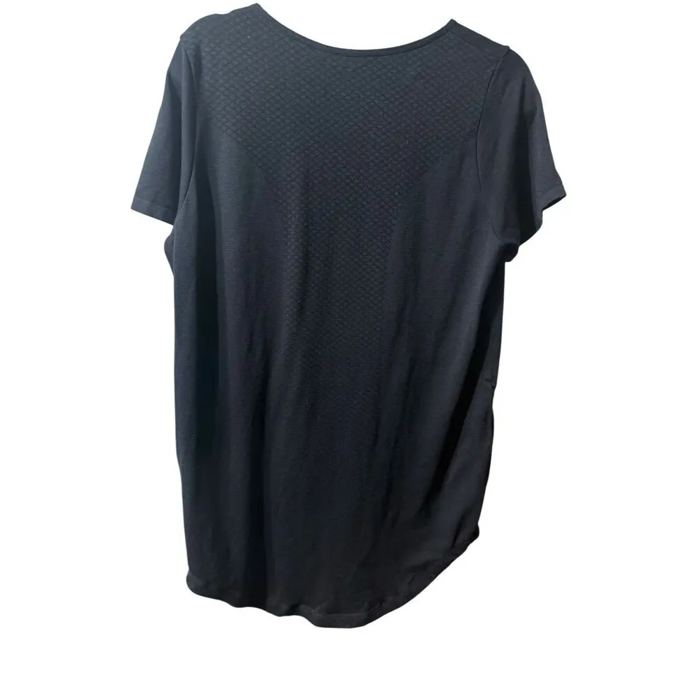 dbmove Womens black compression athletic top sz 1X - Image 2