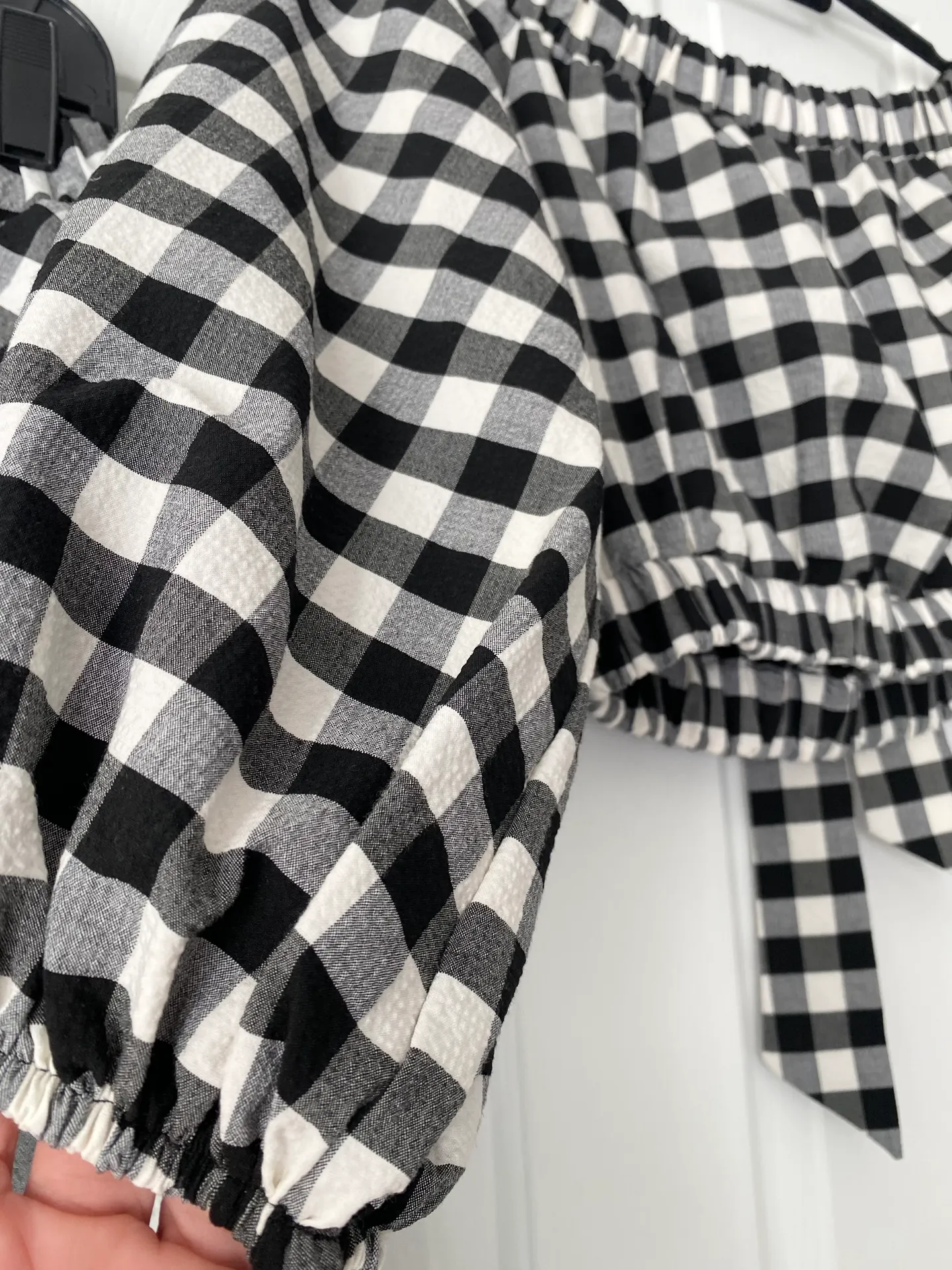 Anthropologie Maeve Gingham Skirt Set, Medium - Image 4