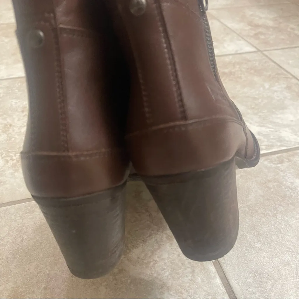 Hunter Women's Refined Zip Boot Leather Bitter‎ Chocolate US 8.5 - Image 13