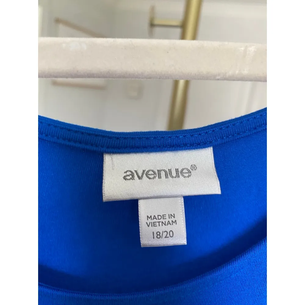 Avenue Tiered Ruffle Tank Dress Royal Blue Sleeveless Wedding Event Summer Party - Image 5