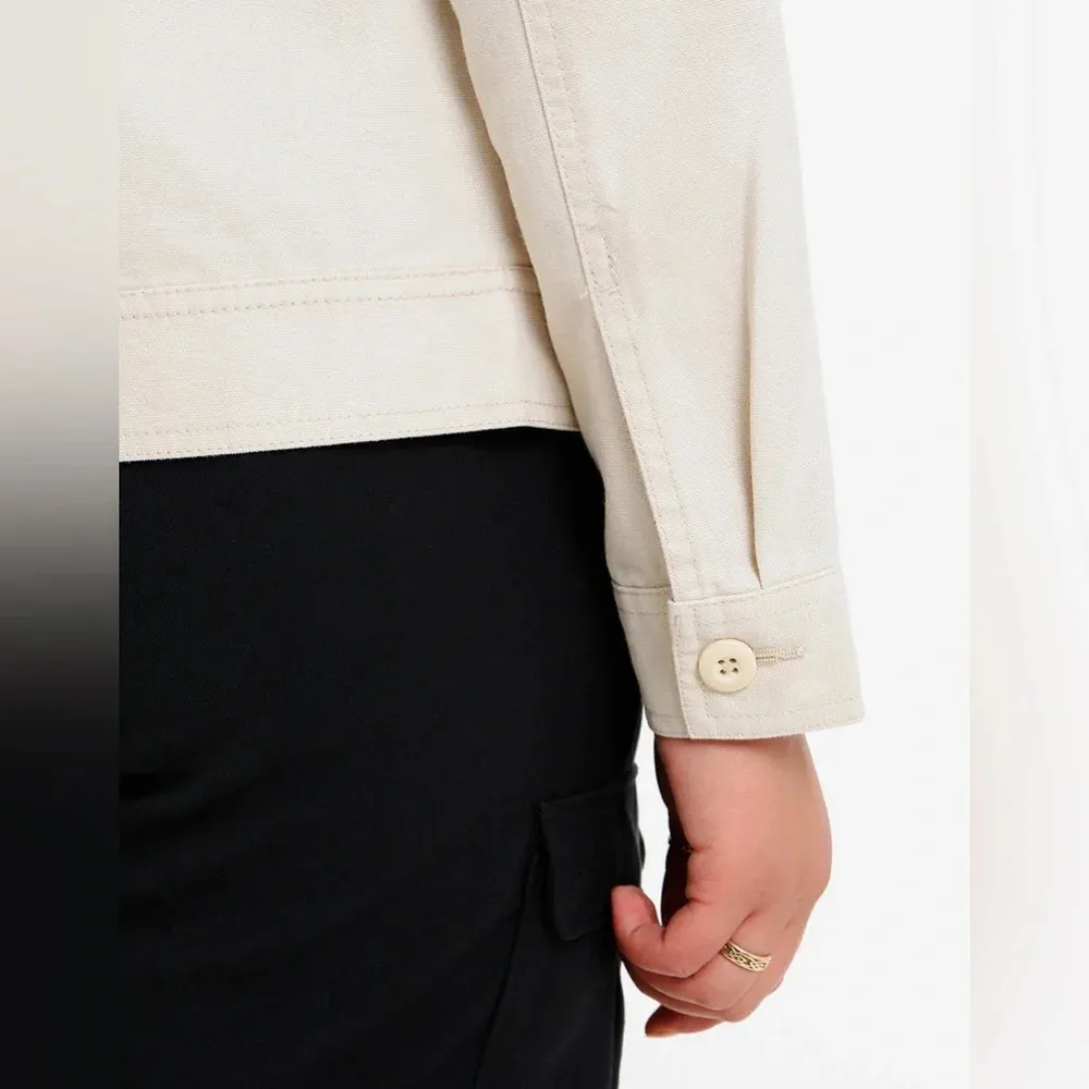 Vans Women’s Clark Chore Jacket in Sandshell Size XS - Image 4