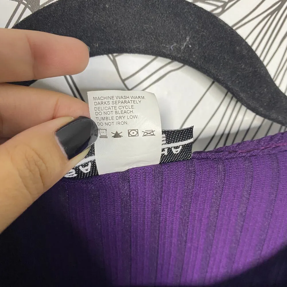 Samatha Lee Sweater Skirt 2 Piece Set Purple Women's Size Medium - Image 7