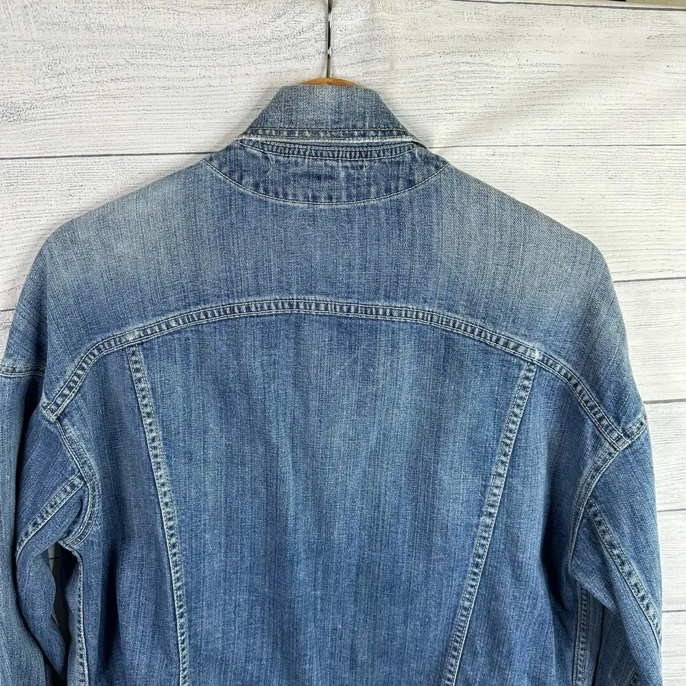 Vince Womens size XS Denim Jean Jacket - Image 8
