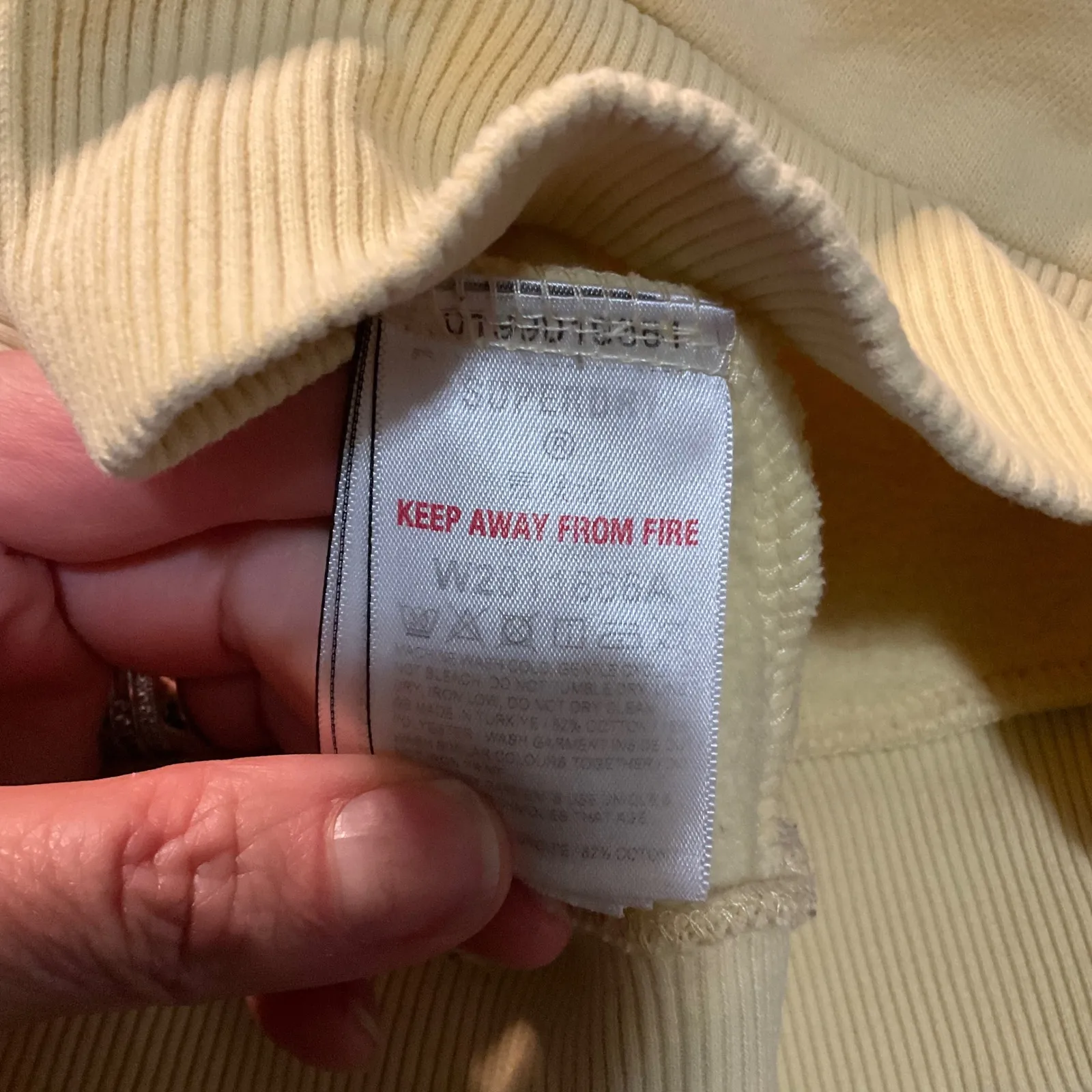 SuperDry Hooded Sweatshirt Size 10 Light Yellow Embroidered‎ Flowers Womens - Image 12