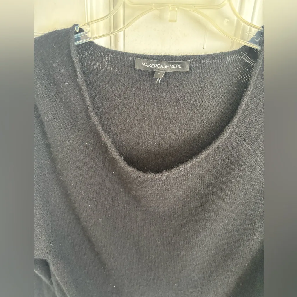 nakedcashmere tulip boatneck sweater size small Black - Image 9