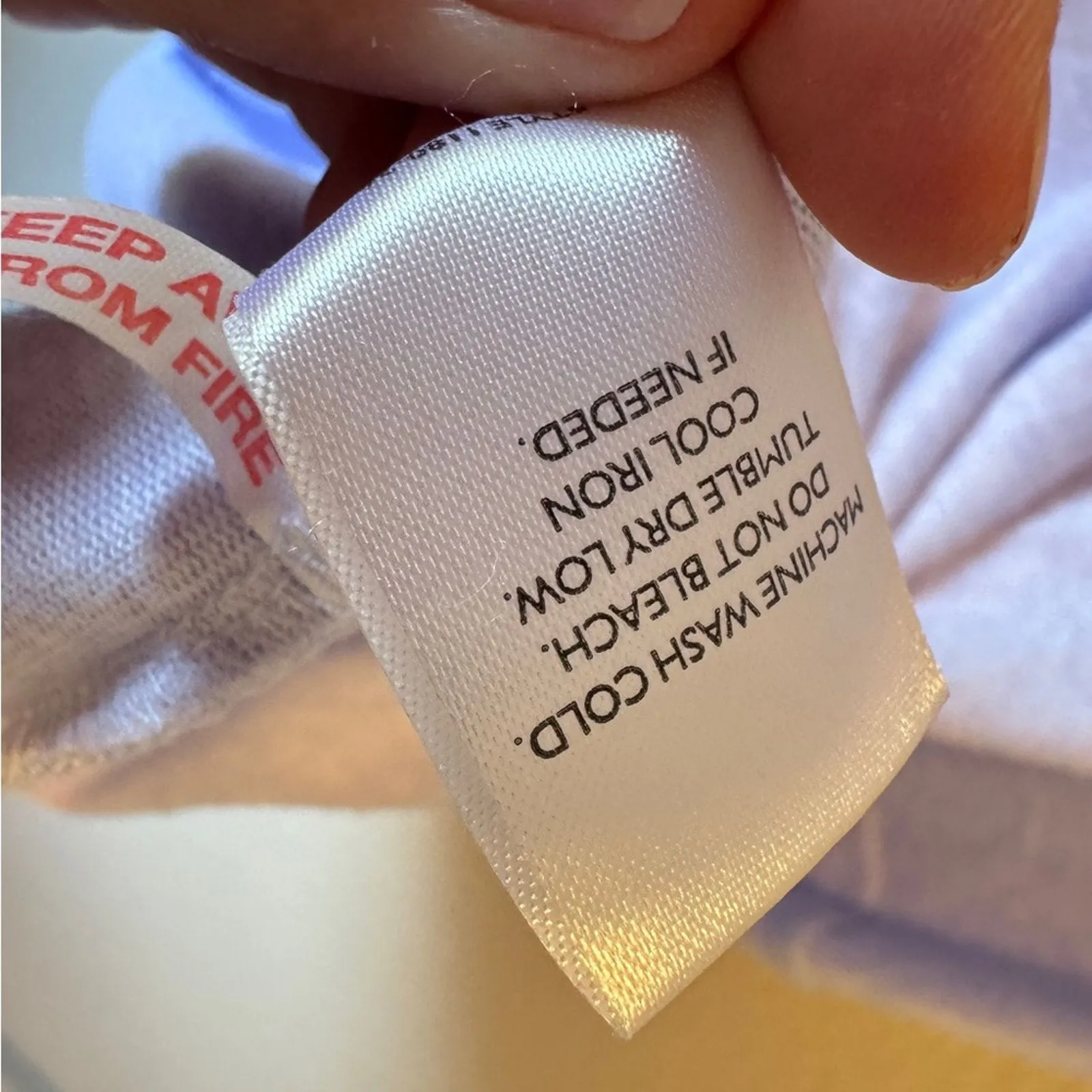 Laura Ashley Lavender Night Sleep Shirt Womens L Day Dream Embroidered Warm - Image 8