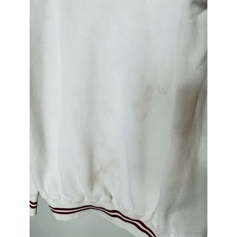 Russell Athletic Oklahoma OU University 90s V-Neck Oversized Sweatshirt Size L - Image 9