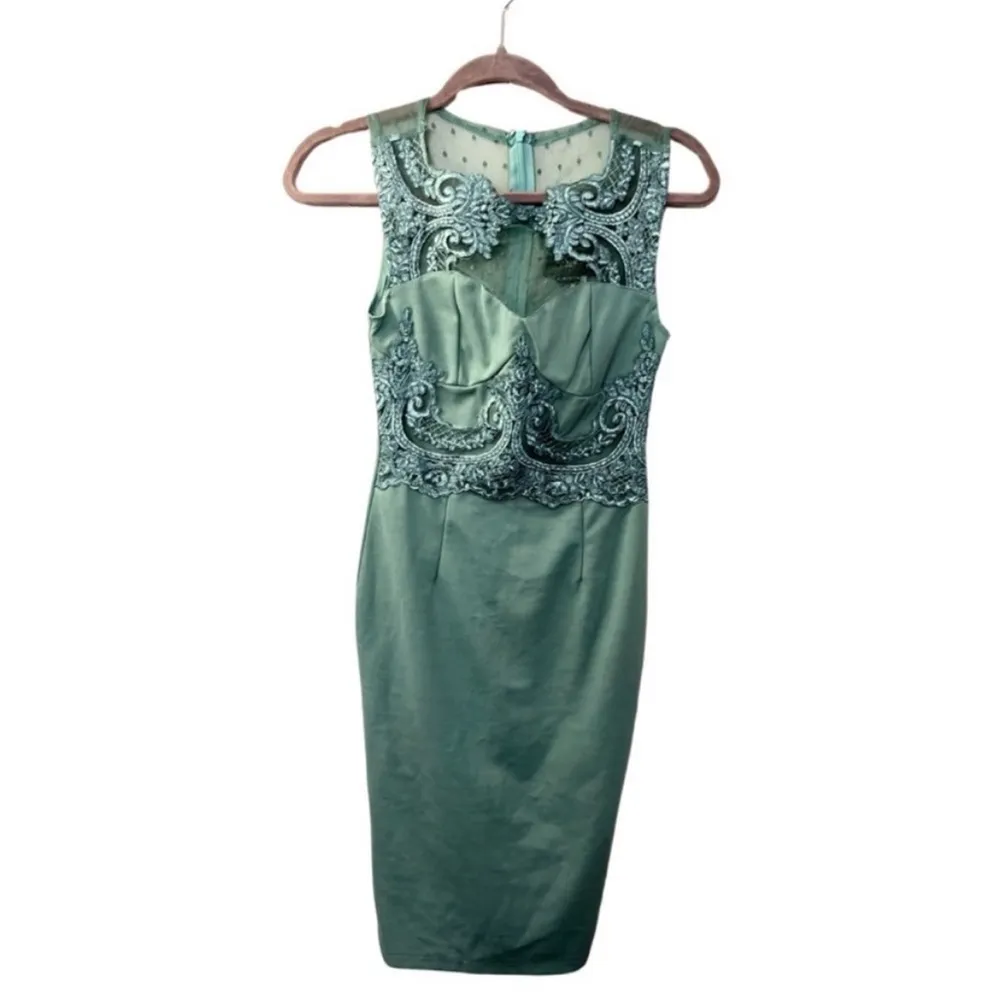 AX Paris lace bodycon dress in duck blue UK size 8/US size 4 - Image 2