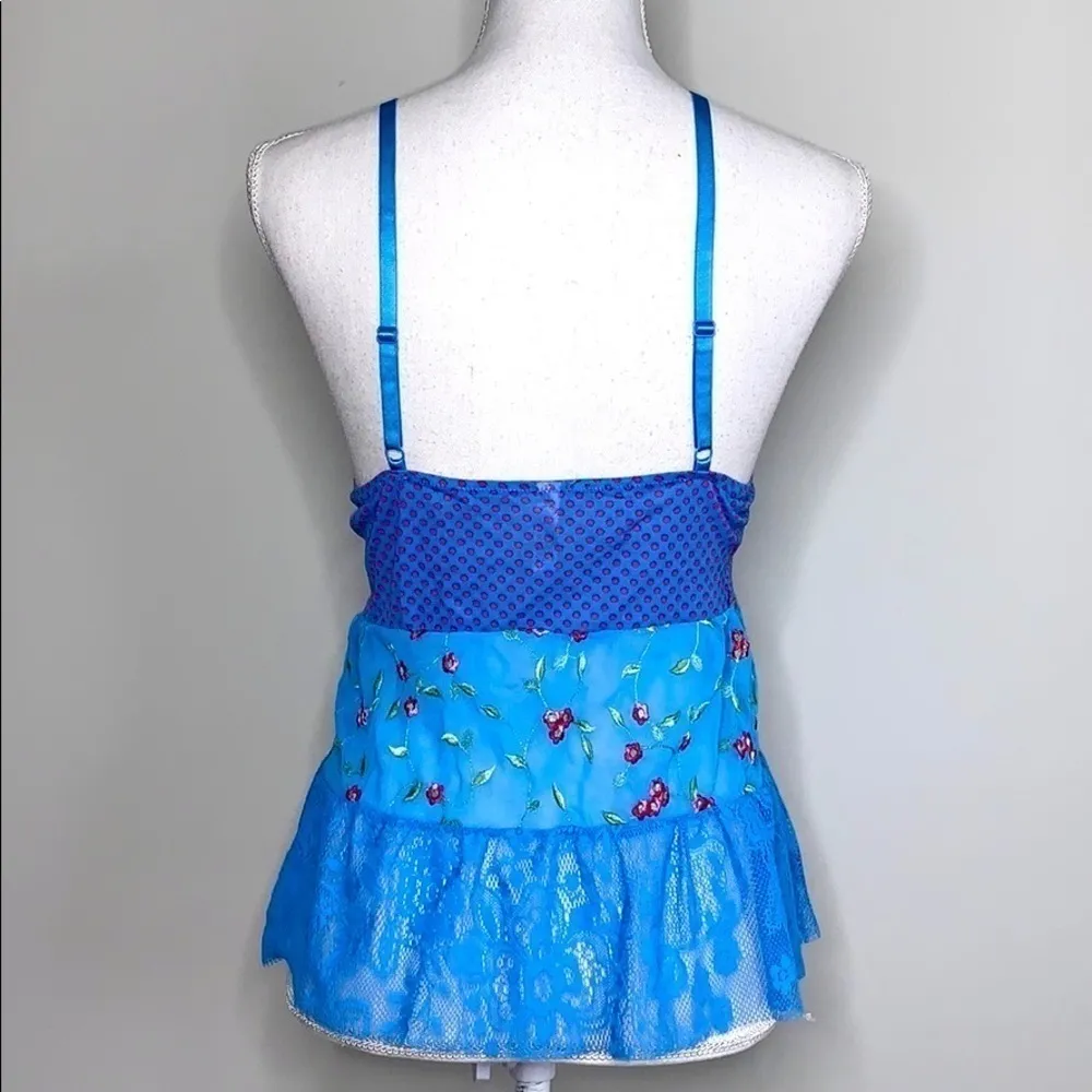 Victoria’s Secret Y2K Mesh and Lace Cami - Image 3