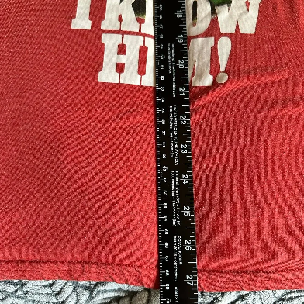 Elf “OMG Santa, I Know Him!” Red t - Image 6