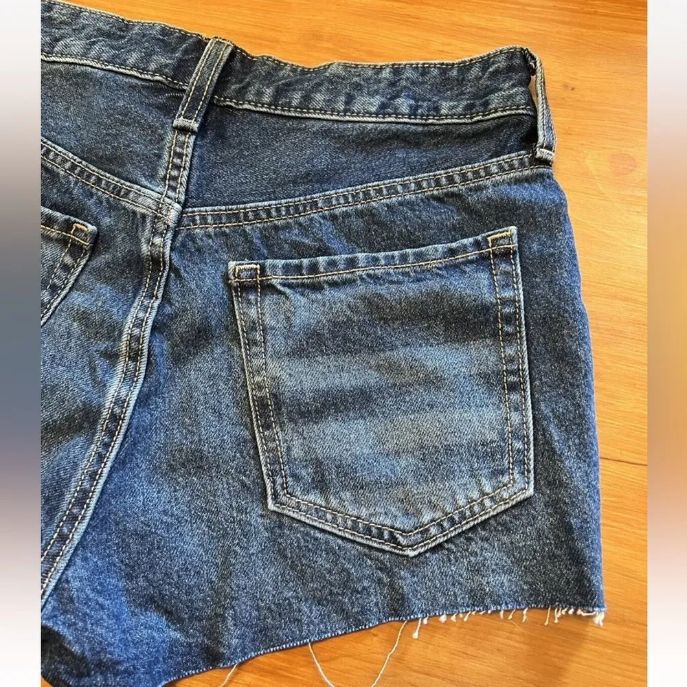 Old Navy High Rise O.G. Short Denim Blue Jean Shorts Stars and Stripes NWT 4 - Image 8