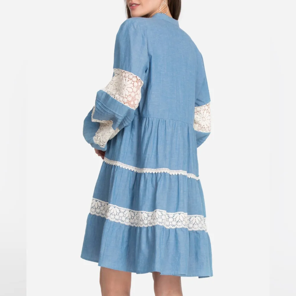 Johnny Was LAGUNA PIECED MINI DRESS - Image 4