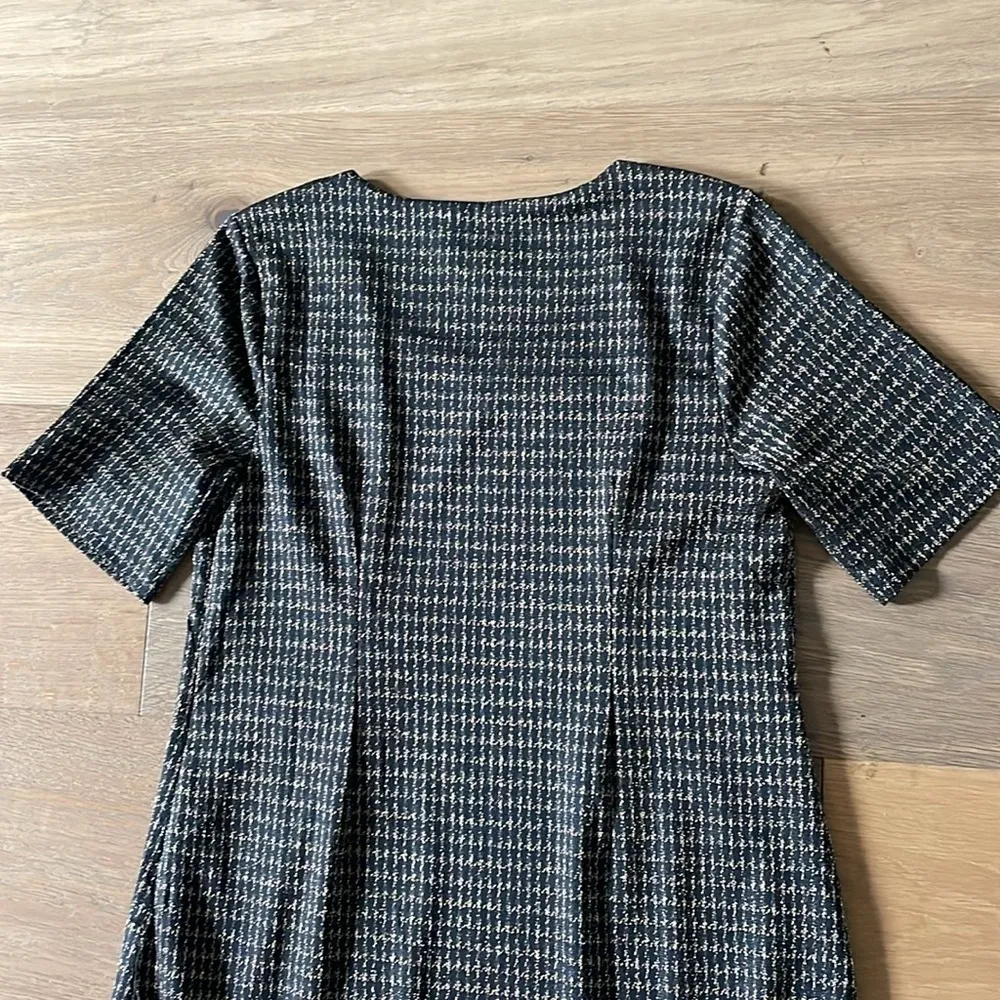 Isaac Mizrahi Live! Petite Always Isaac Lurex Fringe Hem Dress Size MP - Image 11