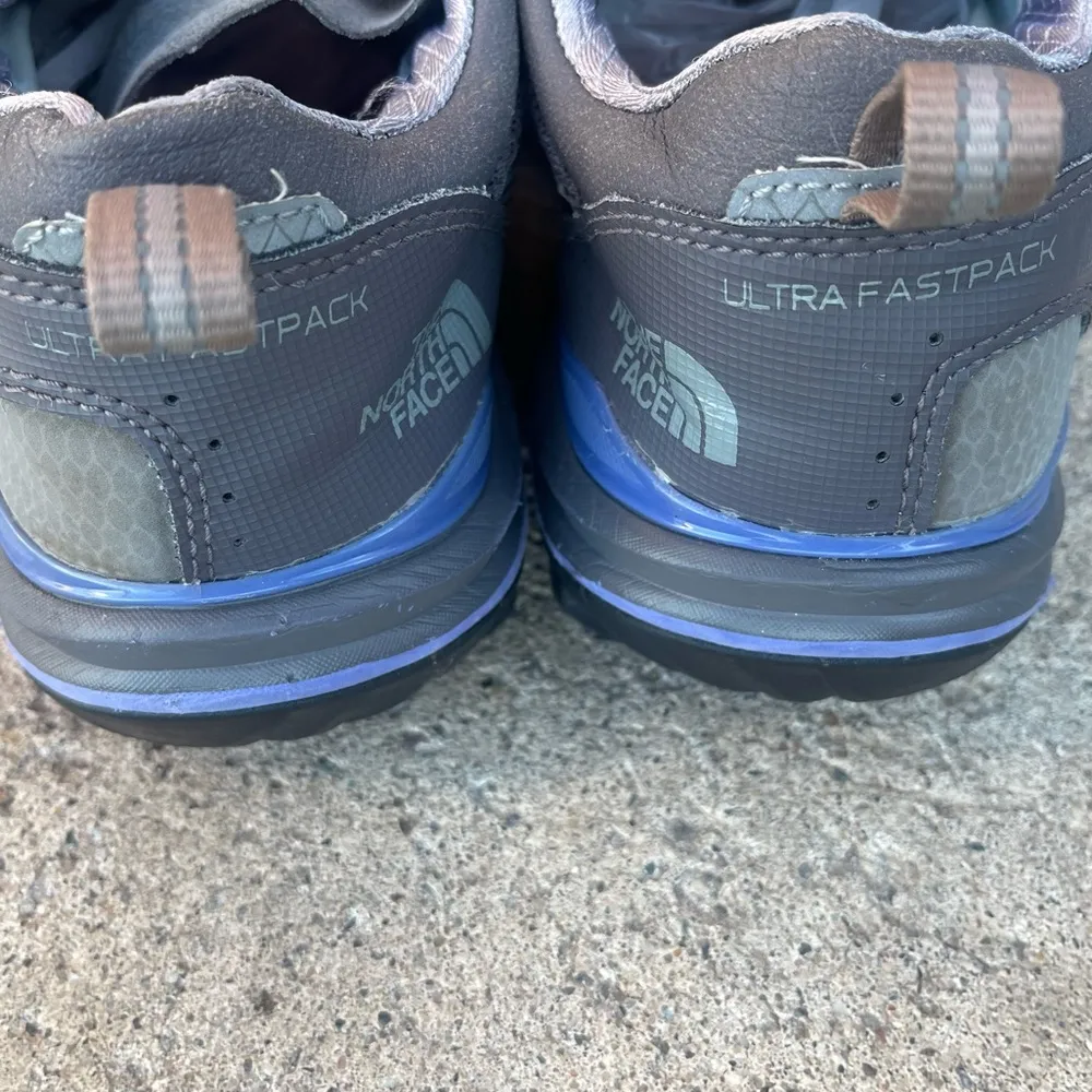 The North Face Ultra MT Gore Tex Women’s Size9.5 Gray Purple Hiking Shoes 05-153 - Image 8