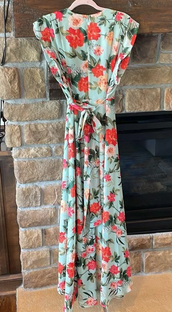 Eliza J Floral Faux Wrap Dress - Image 7