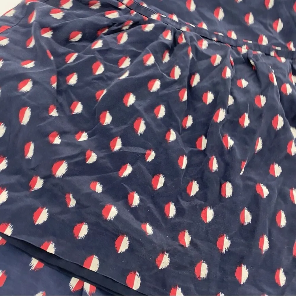 Madewell Silk Skyline Skirt in Ikat Dot Size 2 Circle Mini Skirt Printed Silky - Image 5