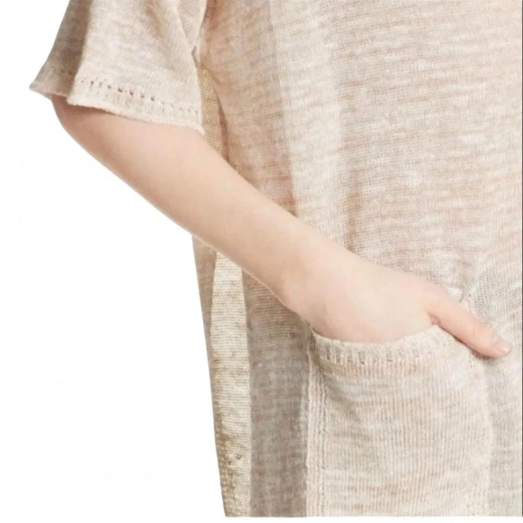 Free People Mélange High Low Sweater Top Size M - Image 2