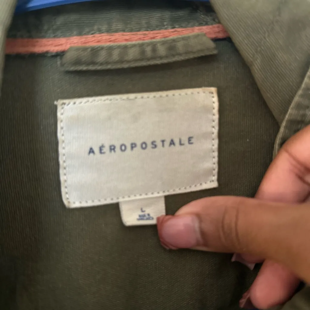 Aeropostale Olive Green Jacket - Image 3