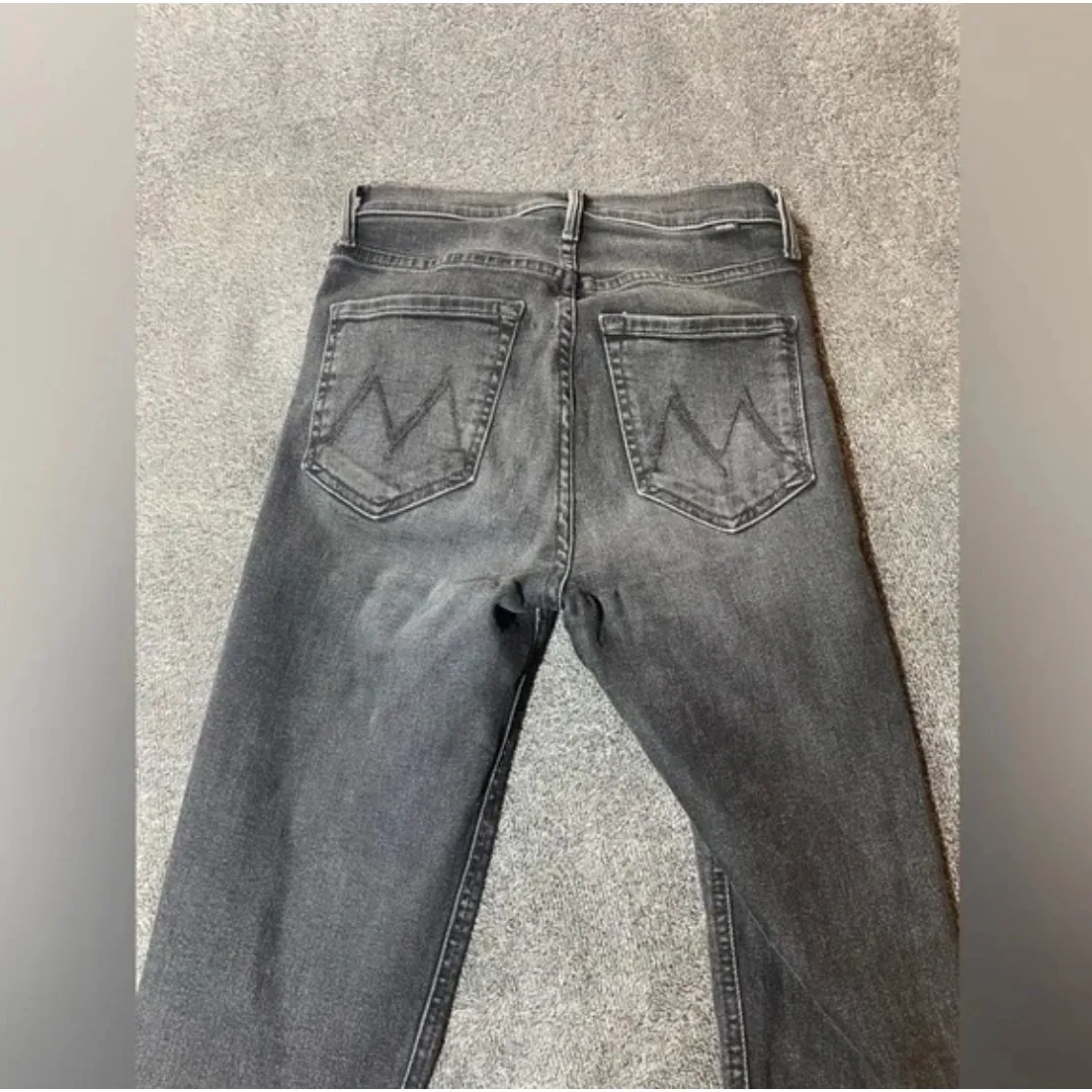 Mother‎ The Pixie Dazzler Ankle Fray Night Shade Jeans ( 23 ) Black - Image 6