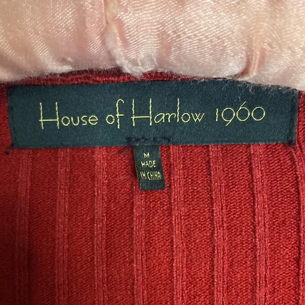 HOUSE of Harlow 1960 x Revolve Aaron Knit Dress in Sangria size medium Red - Image 2