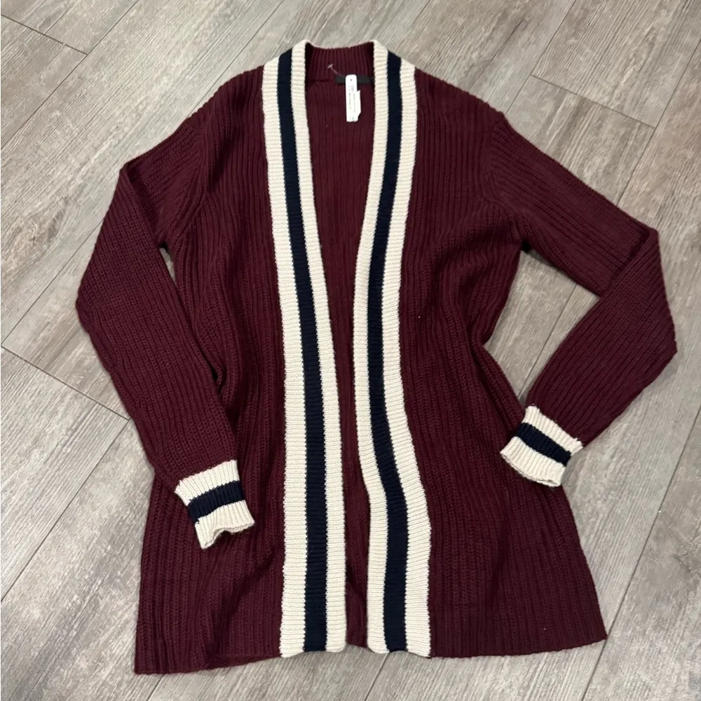 RDI open front burgundy cardigan ✨ - Image 5