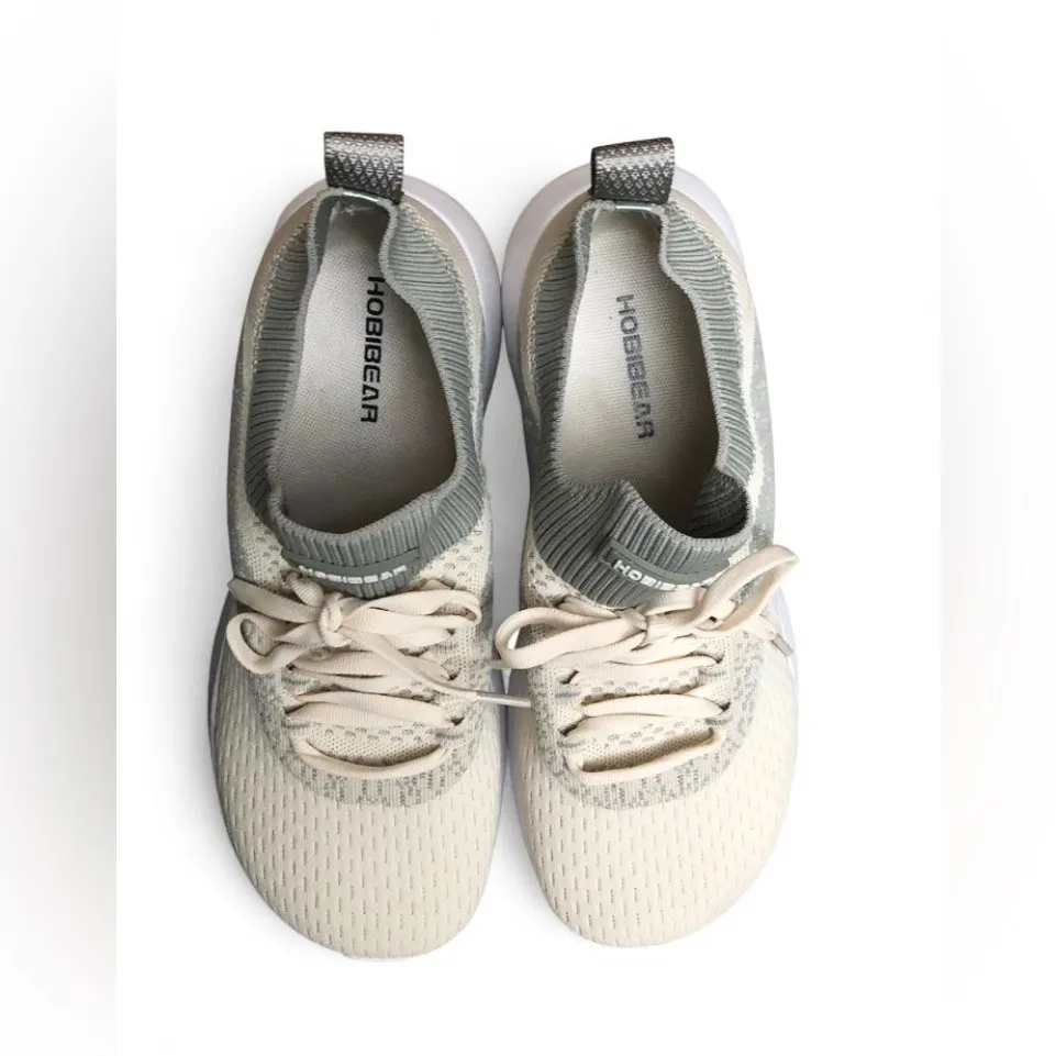 Hobibear Unisex Sneakers Beige Green Running Shoes Wide Toe Slip On Eur 40 M8 W9 Size 9 - Image 2