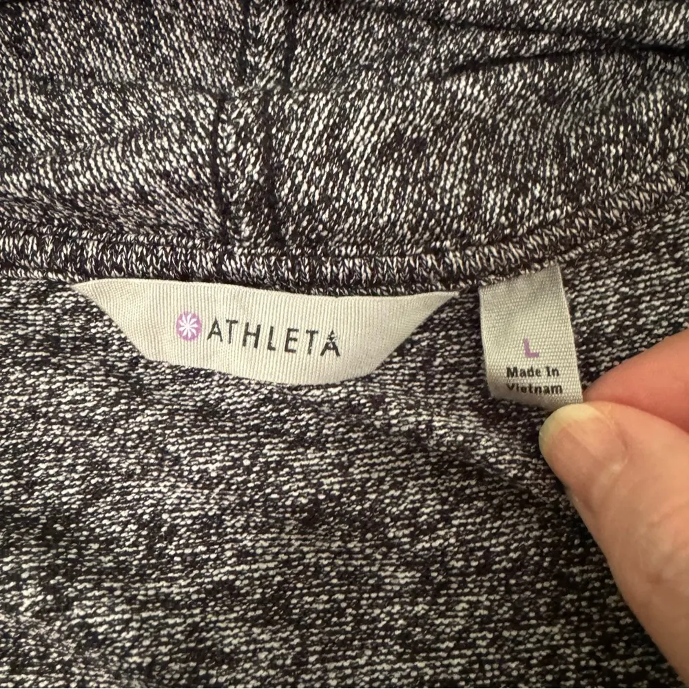 Athleta Pose Wrap Marled Cardigan Sweater Open Front Size L Athleisure Gym Yoga - Image 6
