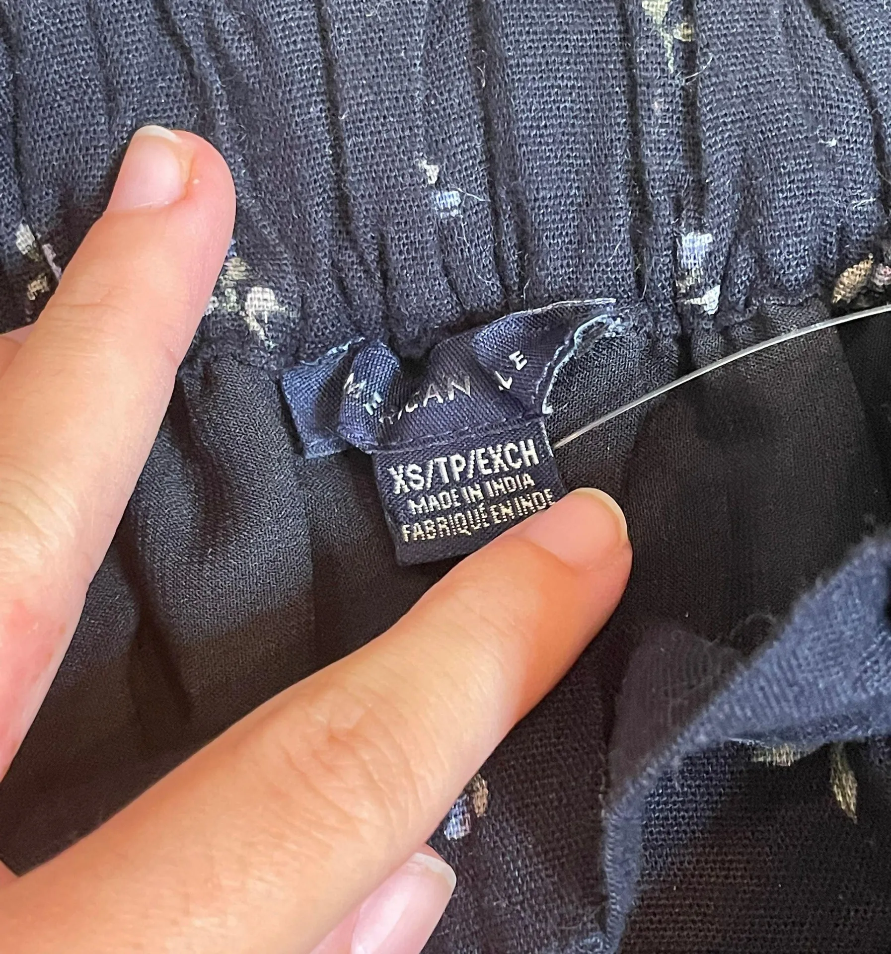 American Eagle High Rise Paper Bag Floral Mini Skirt  - Image 2