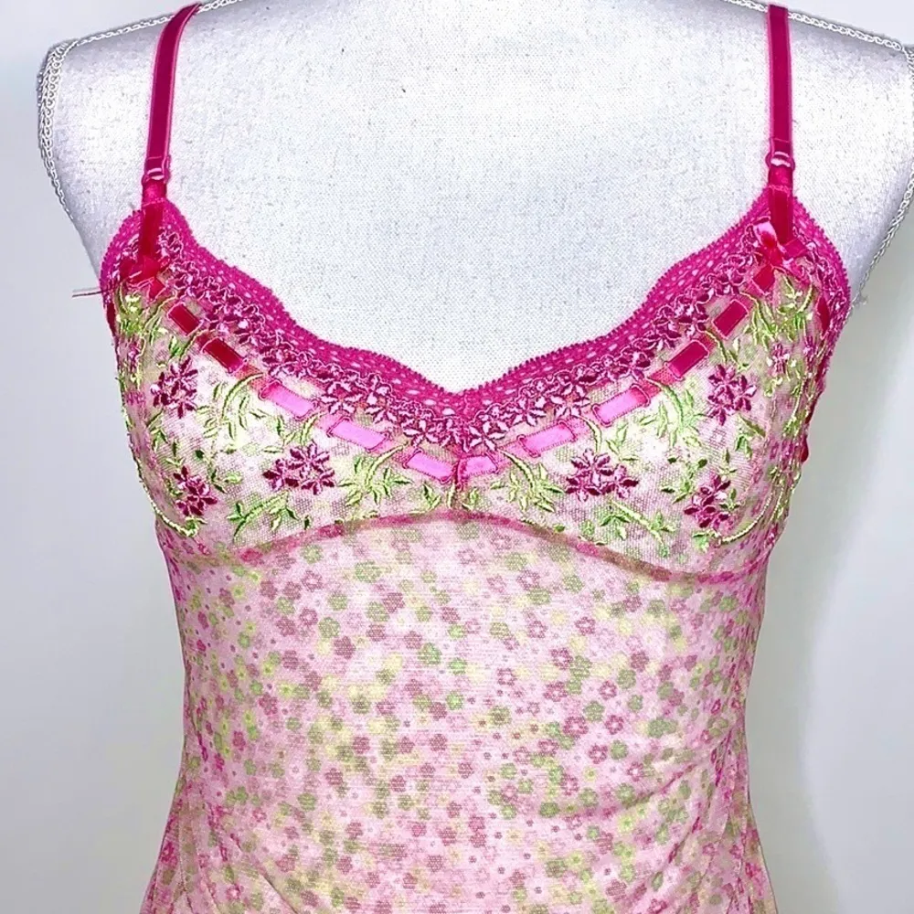 Victoria’s Secret Y2K Ribbon Mesh Cami - Image 5