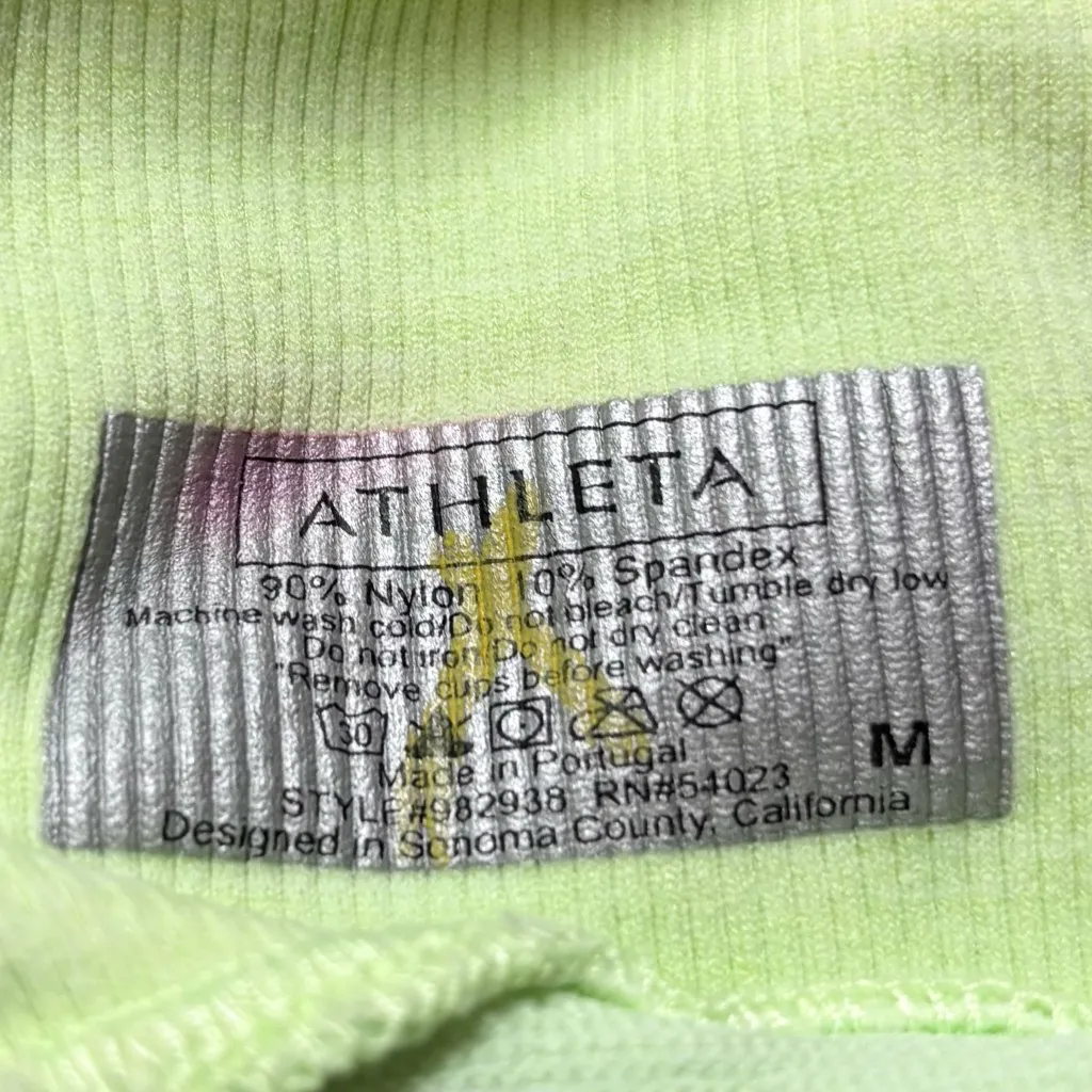 Athleta neon lime yellow‎ tank Size M - Image 9