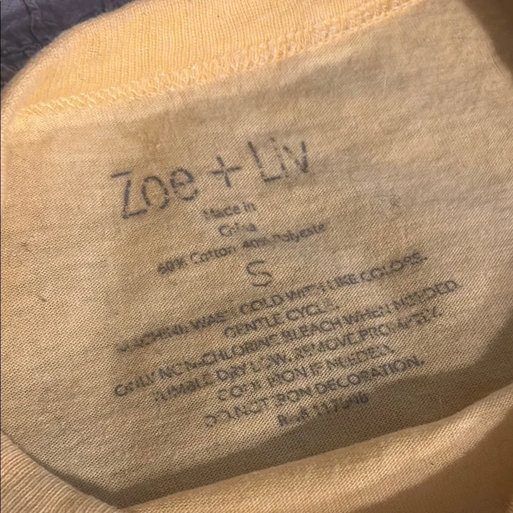 Yellow Graphic Tee with Plant Design - Image 4