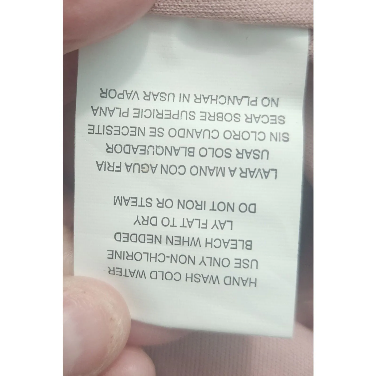 Pink Lace Fit Flare Dress XS Sleeveless Ruffle Hem Party - Image 5