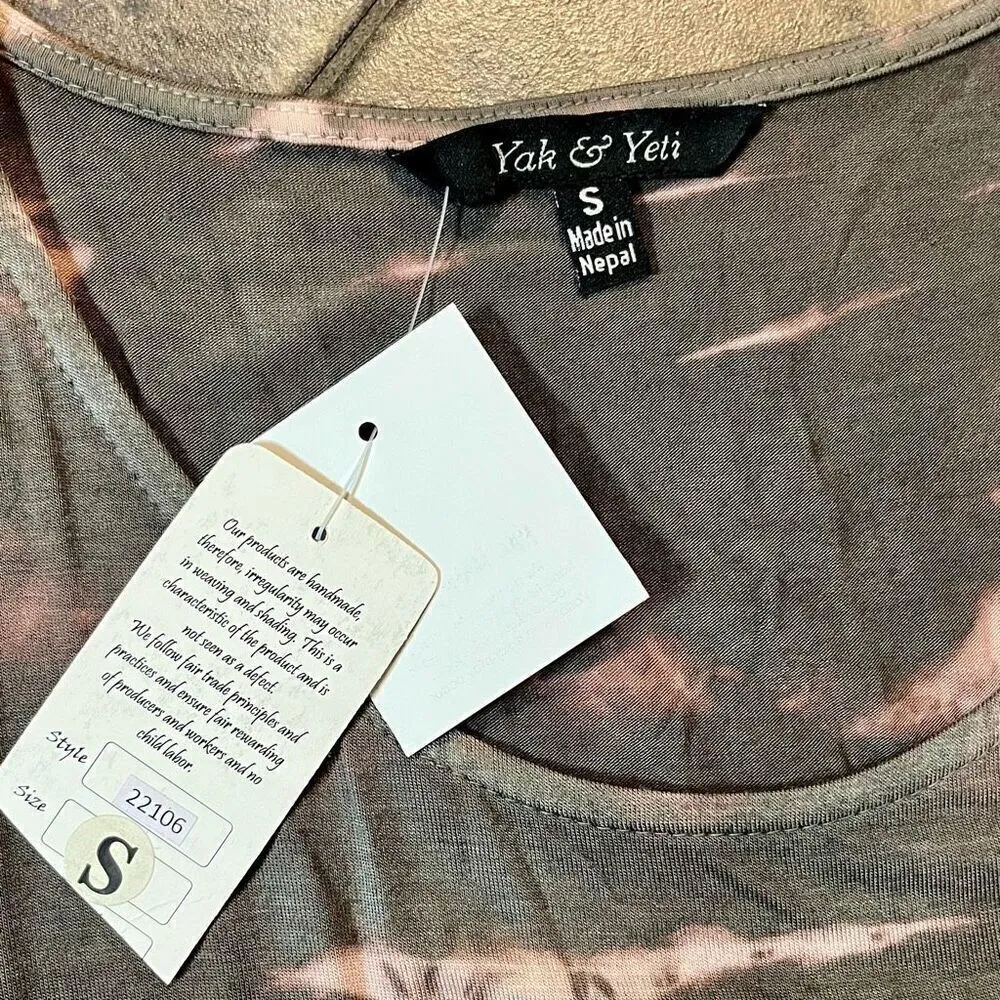 NWT Yak & Yeti Tye Dye Ombre Tank Small Blue - Image 8