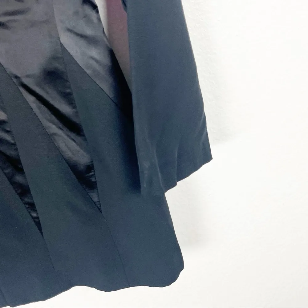 JOSEPH RIBKOFF Vintage Black Long Sleeves Single Front Button Closure Blazer 8 - Image 7