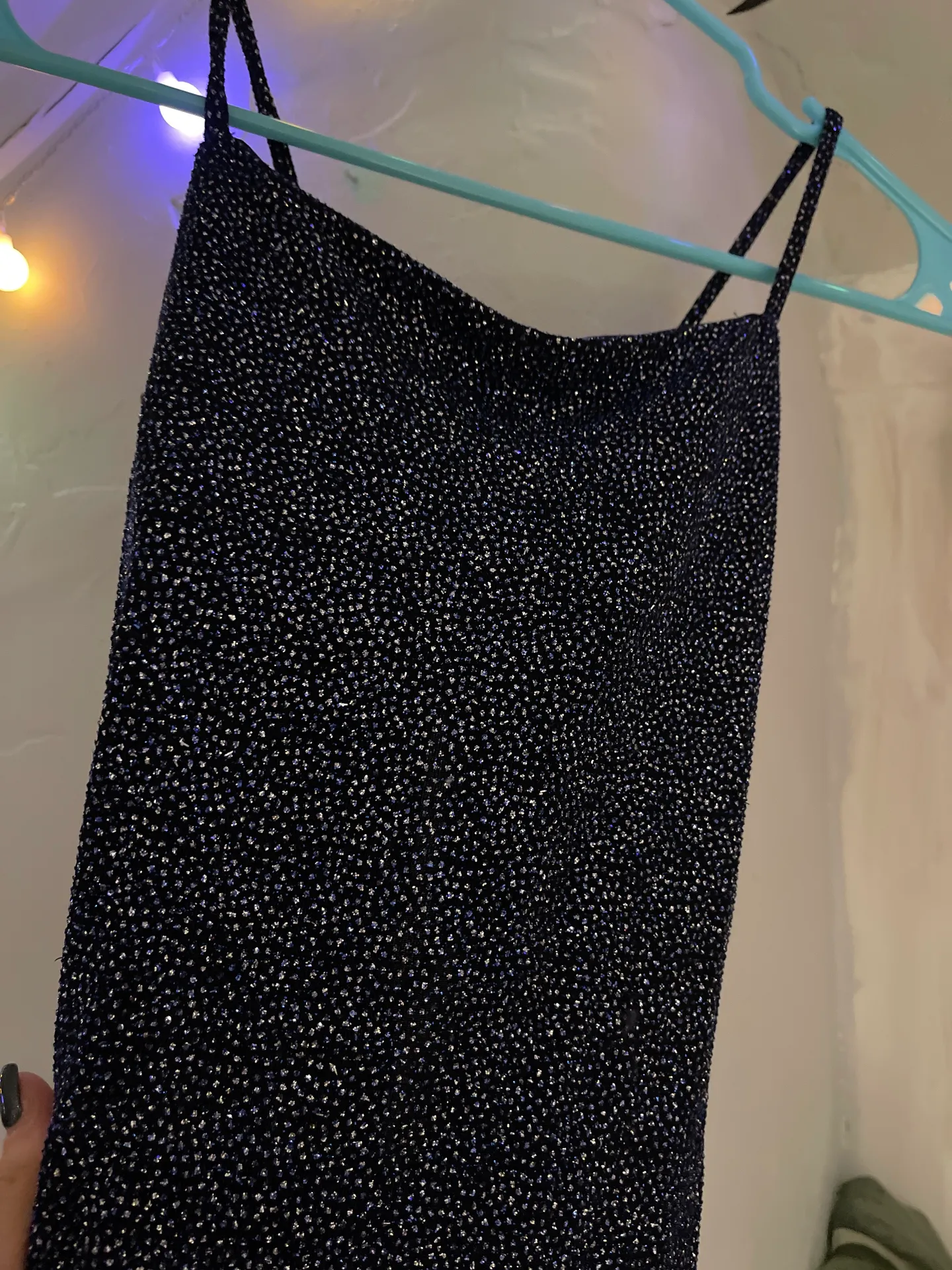 sparkly blue prom dress - Image 4