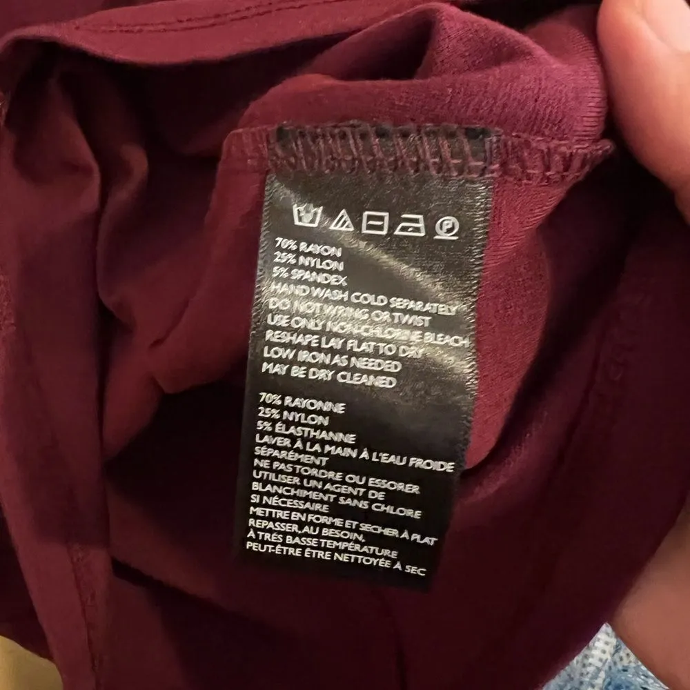 Kimchi Blue Burgundy Sleeveless Dress Xs - Image 10