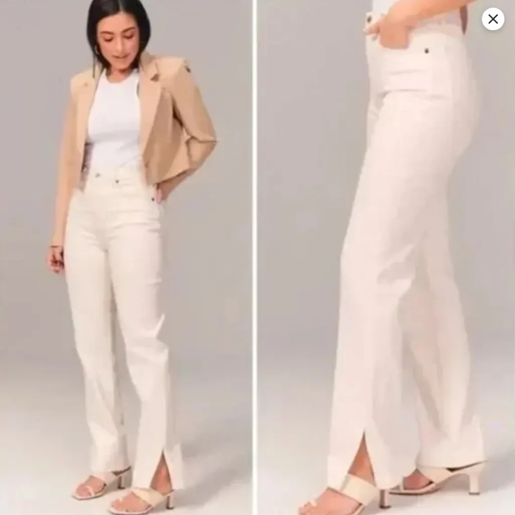 Abercrombie 90's Straight High Rise 25 curve love - Image 5