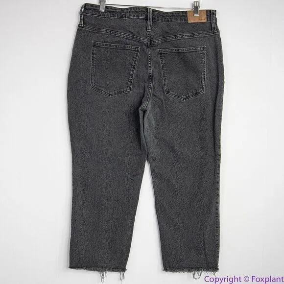 Madewell Curvy Petite‎ Perfect Vintage Straight Jean in Lunar Wash, 33P - Image 9