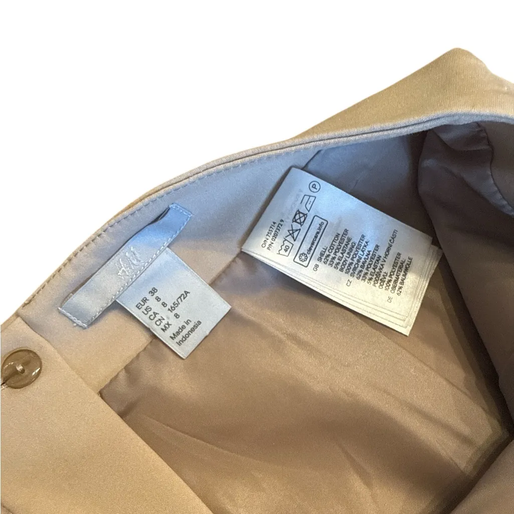 H&M Beige A-Line Skirt - Image 4