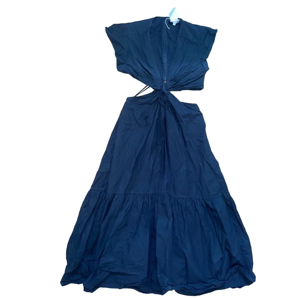 A.L.C. Alexandria Cotton black cutout Midi Dress size 8 - Image 2